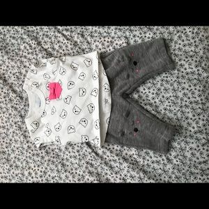 Two piece infant set